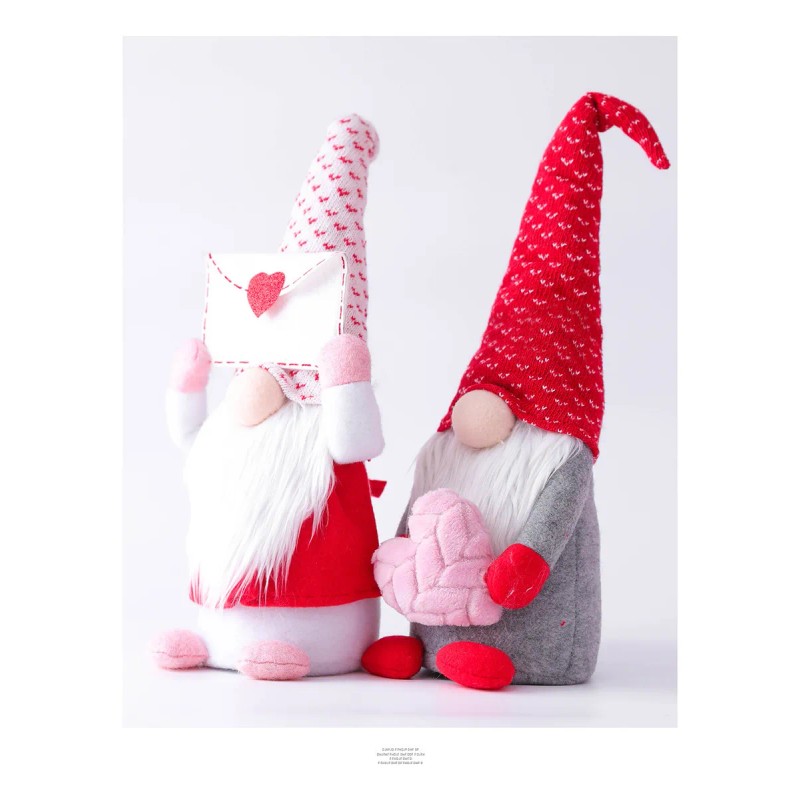 2pzs Gnomos Para Decoración Del Día De San Valentín Regalo