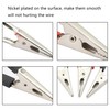 GELRHONR Metal Alligator Clips with Plastic Hands, for Electrical Testing