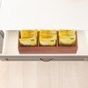 sourcing map 2 Pcs Tea Bag Organizer, 3 Compartments Pine