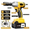 20V 3 in 1 Cordless Drill Impact Wrench Set Brushless