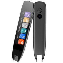 Translation Pen, Scan Translator Pen Reading Tool for Dyslexia, OCR Digital Scanning Device, Text to Speech Reader Pen, Language Translator Smart Pen with Voice & Photo Translation for Study Travel