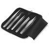 Premium Tweezers Set Pointed Tweezers Splitter Tweezers Stainless Steel +