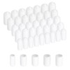 sourcing map 50pcs Round Rubber End Caps Protective Caps 6mm