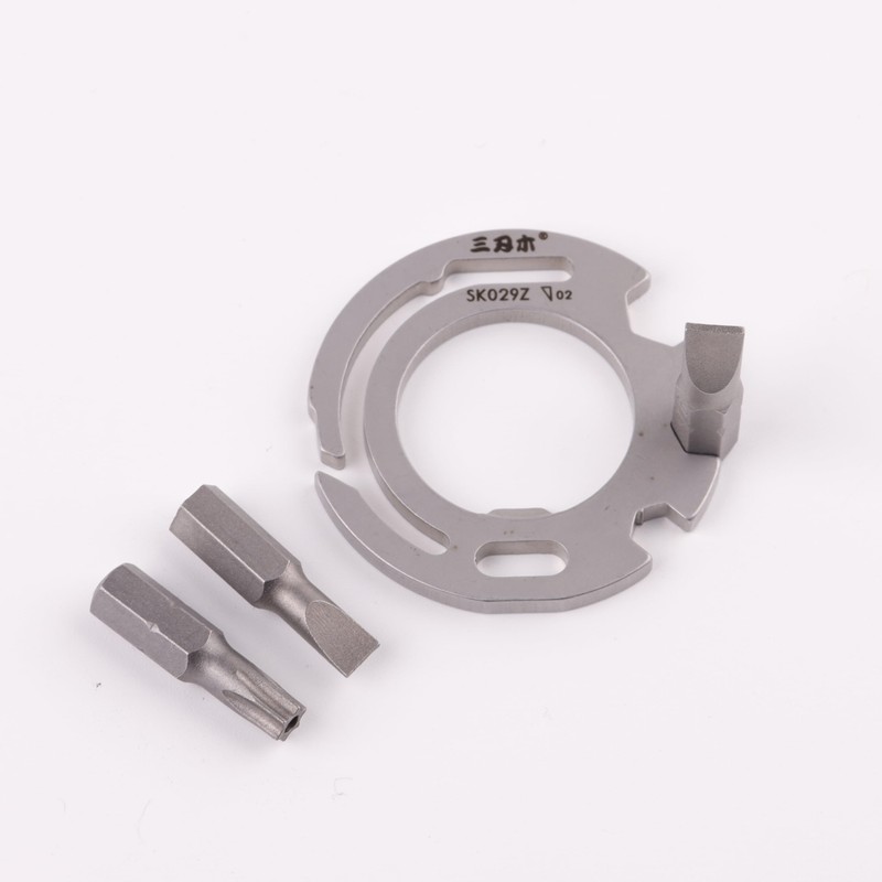 Sanrenmu Keychain EDC Multi Tools Kit with 5/6/8MM Wrench Bottle