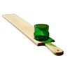 Eco-friendly Handmade pine baguette French bread board with glass dish,