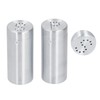 2pcs Spice Jar Stainless Steel Seasoning Bottle Salt and Pepper
