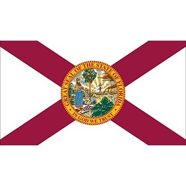 Rogue River Tactical Florida State Flag Car Decal Bumper Sticker Truck Window FL