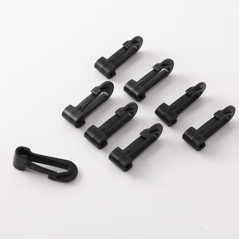 Penmol 20 Heavy Duty Football Net Clips White Plastic Clips