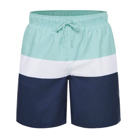Rokka&Rolla Men's Swim Trunks Quick Dry Board Shorts Bathing Suit with Mesh Lining