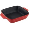 Pearl Metal L-1821 Oven Chef Fluorine Treatment, Heat Resistant, Deep