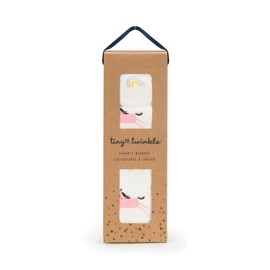 Tiny Twinkle Kaffle Swaddle Blanket - Soft and Silky Baby Blanket to Wrap and Swaddle Newborns, Sized 47 x 47