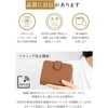 GRAV Women's Mini Wallet, Genuine Leather, Greige x Pink, Greige