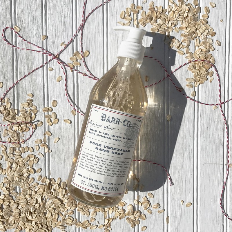 BARR-CO. Hand Soap – Natural Liquid Soap with Oat, Vanilla
