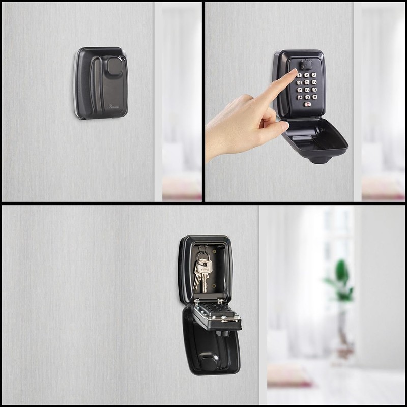 Xcase Wall Key Safe: Key Safe with 12 Digit Number