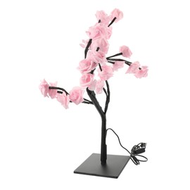 Operitacx LED Rose Tree Lamp Decorative Night Light for Bedroom Desk Rose Design Switch Compact Durable for Cozy Atmosphere Present for Room Decor