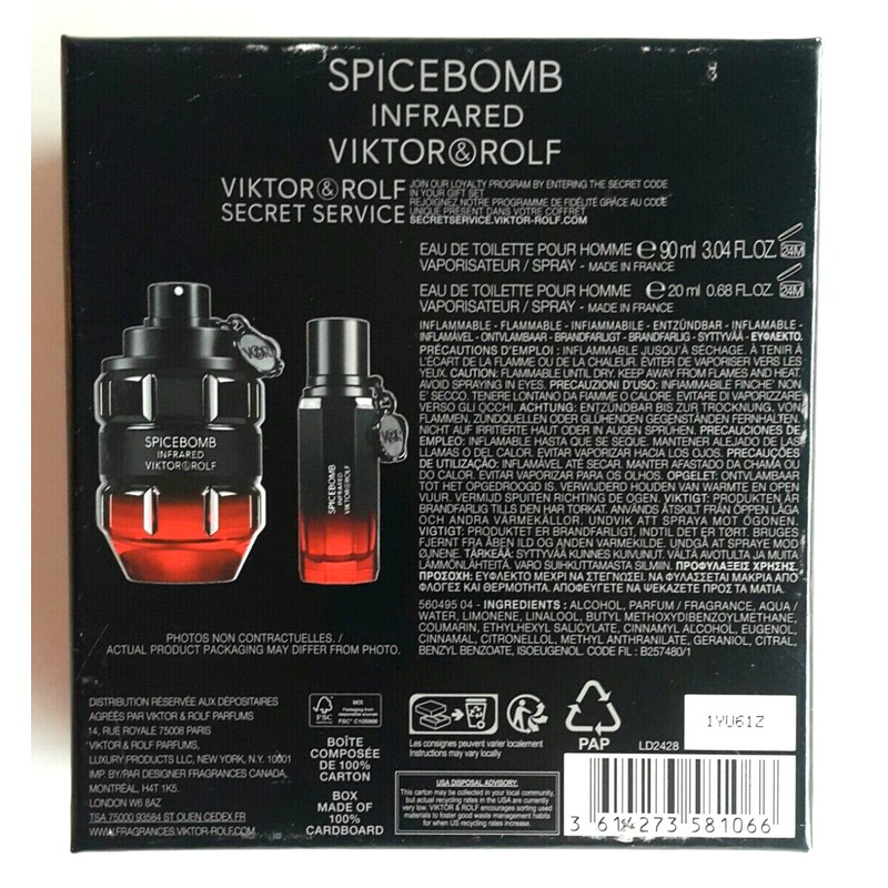 Viktor & Rolf SPICEBOMB INFRARED Gift Set Eau de Toilette