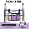 WEEOATAR Wheelchair Side Bags Storage Pouch with Cup Holder, Water-Resistant,