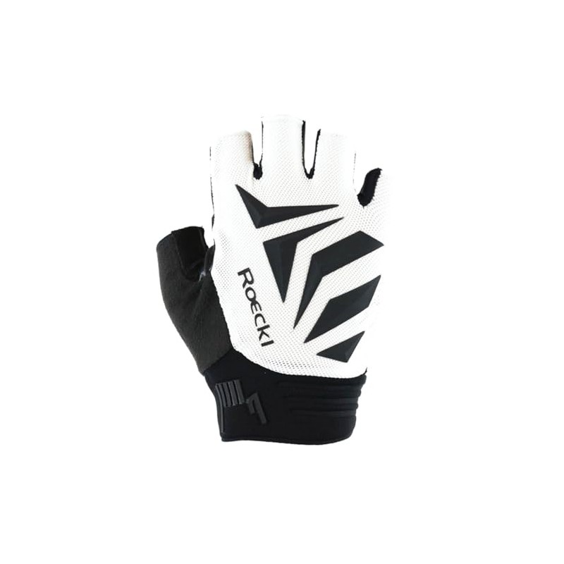 Roeckl Sports Isera 2 Fahrrad Handschuhe kurz weiß/schwarz 2025: Größe: