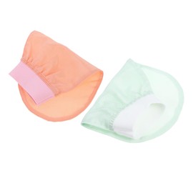 Vaguelly 1 Pair Exfoliating Bath Gloves Silk Scrubbing Mitts for Body Cleaning Dual Sided Exfoliator for Deep Skin Lightweight and Versatile Skin Care and Pink