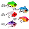 SHKMOL Spinner Set 6g/10g/15g/21g Spin Jig for Bass Fishing Perch