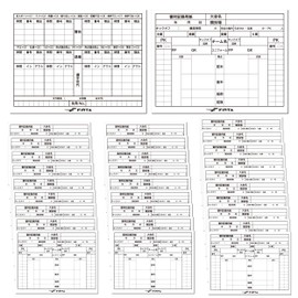 Finta FT3517 Soccer Referee Record Paper, Set of 30