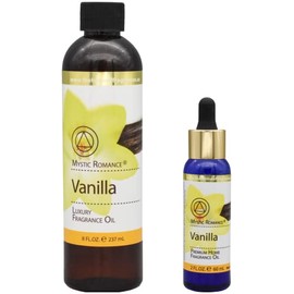 The Home of Fragrances - Set of 2 Bottles of Fragrance Oils - 2oz & 8oz (Vanilla)