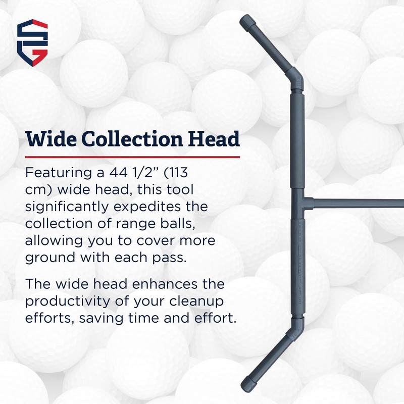 Standard Golf Range Ball Pusher | Efficient Cleanup for Practice