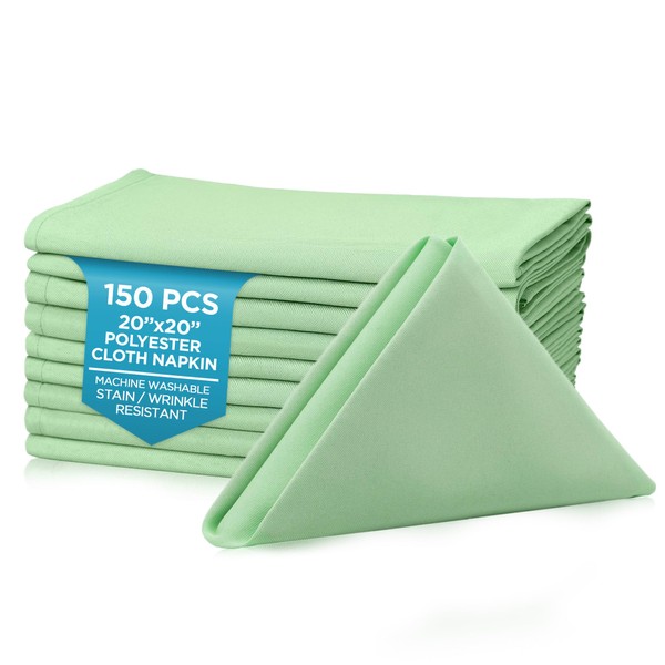 Polyester Cloth Napkins - Washable Soft Table Linens - Durable