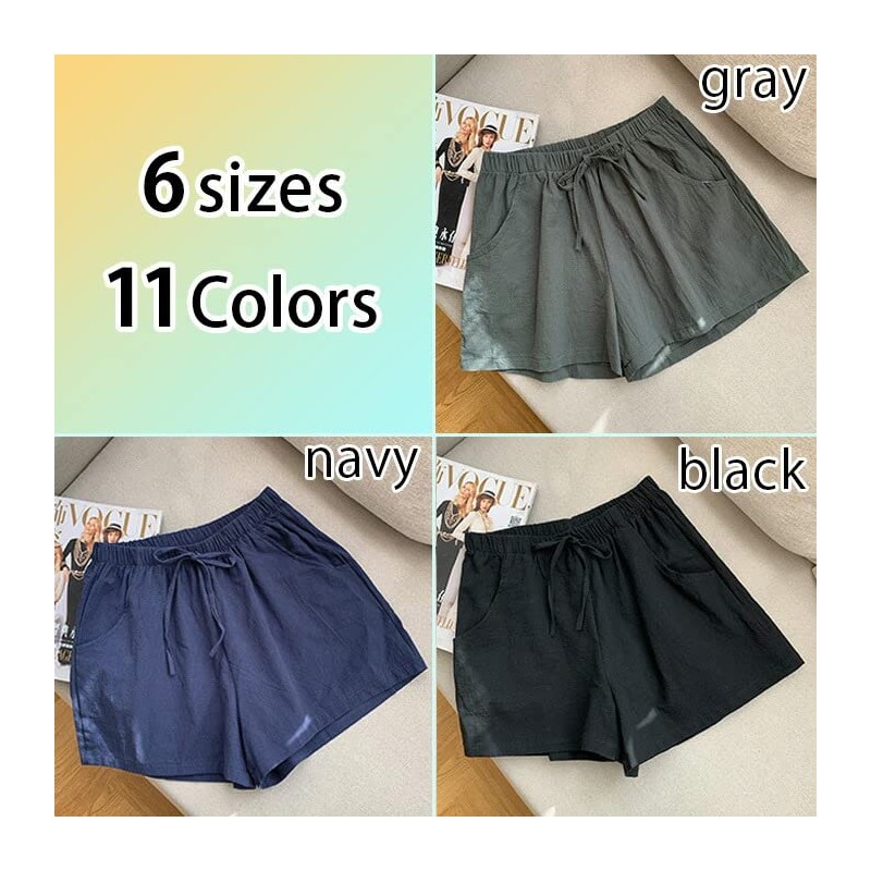 Karly Shop lsp615 Women's Shorts, Summer, Large Size, Short, Cute,