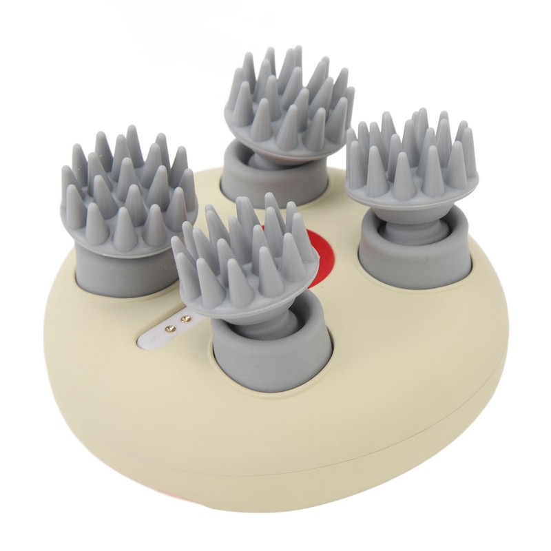 Electric Scalp Massagers 900MAH Light Orange Deep Massage Scalp Stress