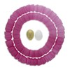 Set of 46 Pink Plastic Eggs, 1 White Egg, and