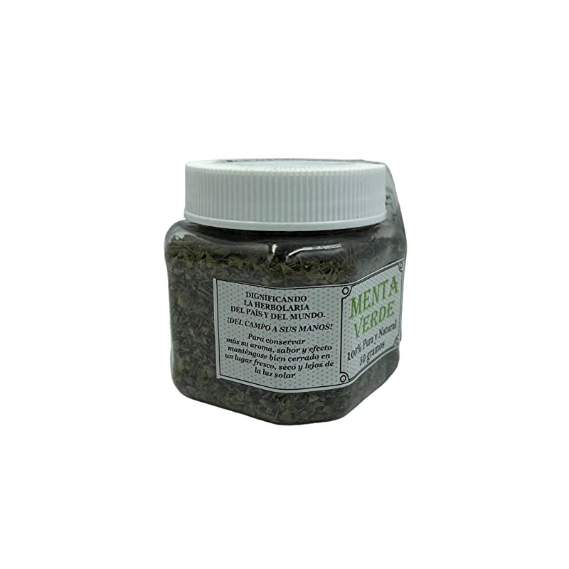 La Herbonaturista Hojas secas de Menta verde 100% pura con
