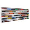 HO Scale Model Train Display Case Wall Rack with 6