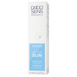 DADO SENS Sun After Sun Gel 125 ml - Soothing Moisturiser for Allergy Risk Skin - Cools and Refreshes After Sunbathing