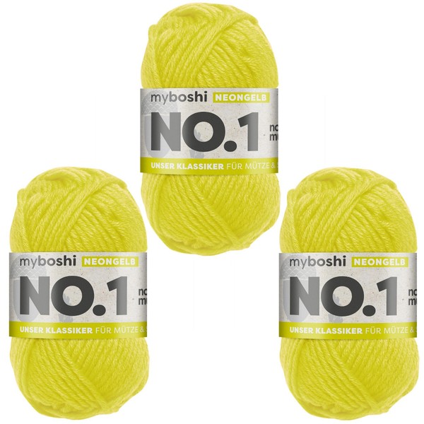 myboshi No.1 Wool for Crochet and Knitting, Quick Knitting Yarn,