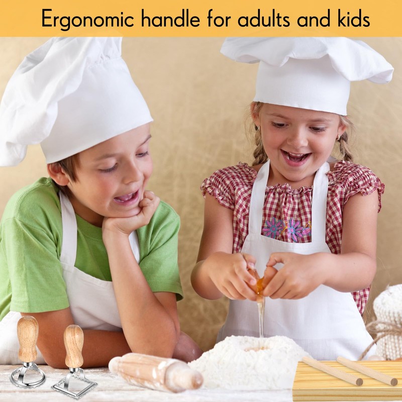 10 Pcs Gnocchi Board Set Includes Ravioli Pasta Cutter Wheel,