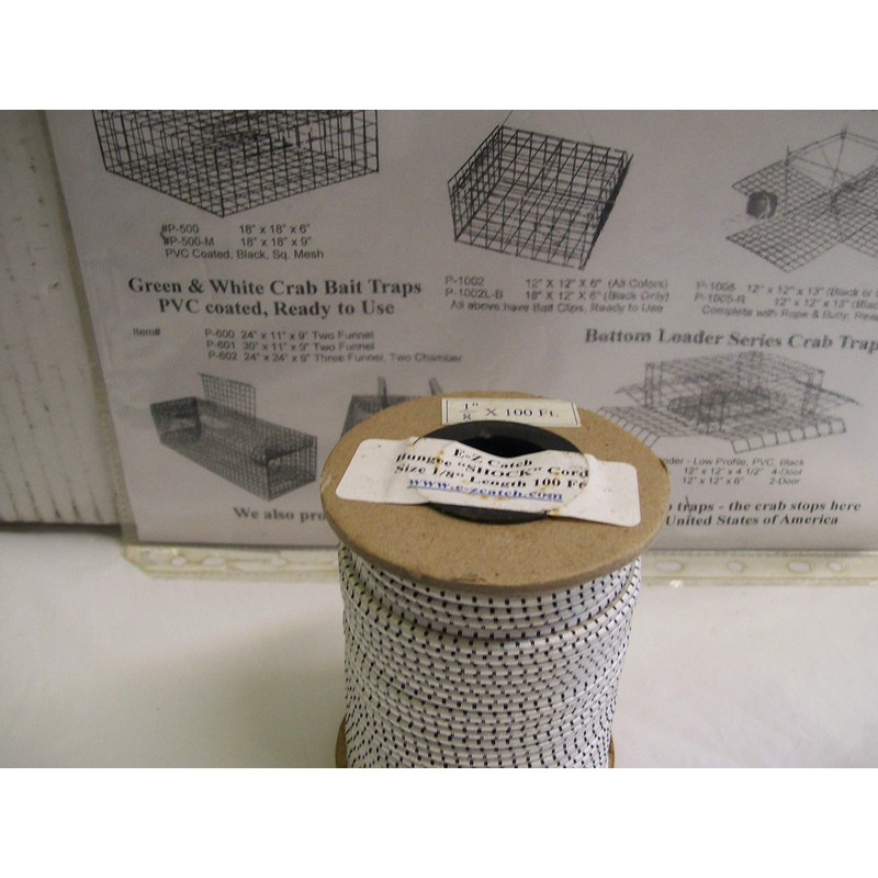 E-Z Catch Bungee Shock Cord 1/8" on 100 Foot Spool