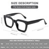 AQWANO Stylish Oversized Reading Glasses for Women Fashion Designer Readers