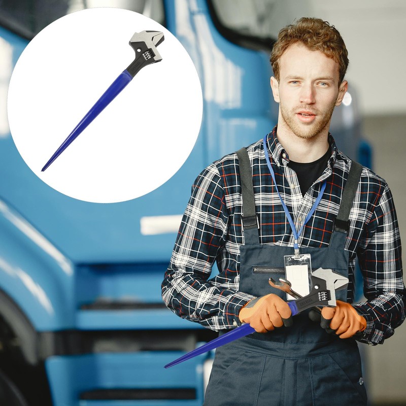 ULTECHNOVO Pointed Tail Wrench Heavy Duty Wide Open Adjustable Spud