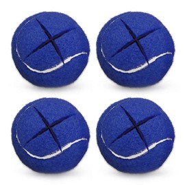 URBEST Walker Tennis Balls 4pcs Precut Heavy Duty Tennis Balls for Walkers, Pre Cut, Blue