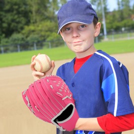 Baseball Gloves for Kids,Catchers Gloves, Mitt Adult, Youth, Girls, Lightweight - Lightweight PU Leather Thicken Mitt, Child Girls Boys Baseball Beginners