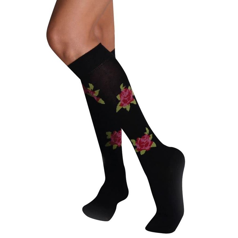 Mysocks Womens Knee High Flower Socks 3 Pairs Multi Design