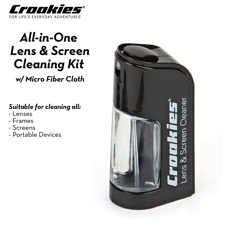 Croakies All-in-one Cleaning Kit | Lens Care Travel Kit with