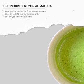 FKRO Organic Okumidori Ceremonial Grade Matcha Green Tea Powder