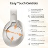 SoundMAGIC - Auriculares inalámbricos sobre la oreja, cancelación de ruido,