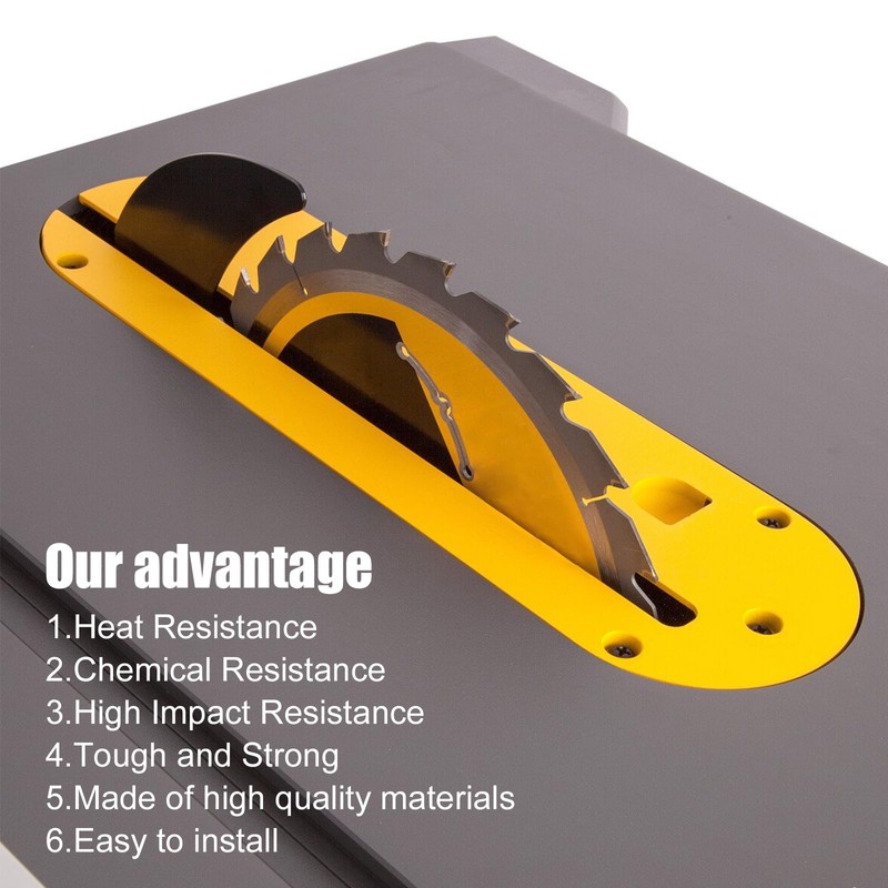 DWE7402DI Table Saw Accessories Dado ThroatPlate Dado Blades for 10