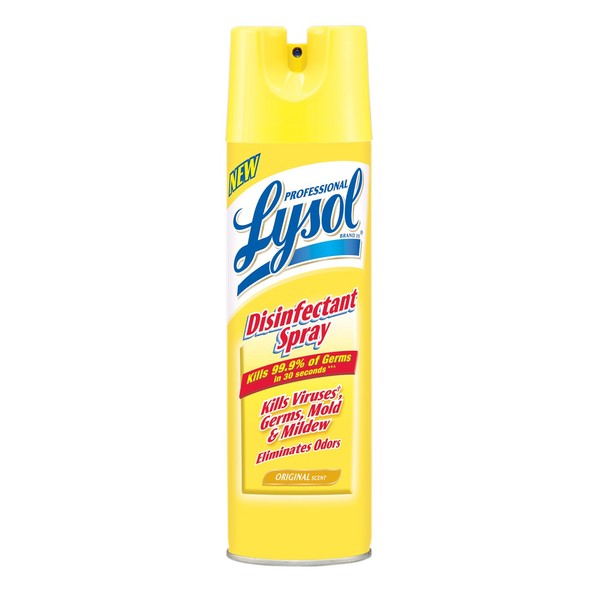 Professional Lysol Disinfectant Spray, Original Scent, 228oz (12X19oz)