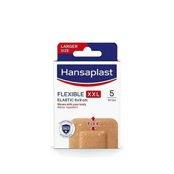 Hansaplast Flexible XXL Strips 6x9cm 5 Items