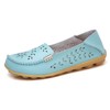 VenusCelia Zapatos de barco cómodos para caminar para mujer, Aqua(recorte),