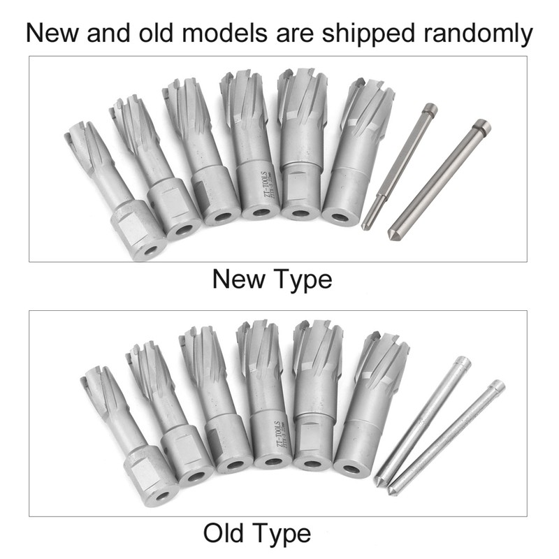 3/4" Weldon Shank Annular Cutter Set 35mm Depth 16/18/20/22/24/26mm for